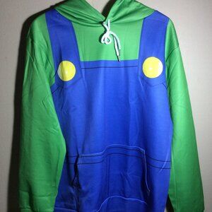Luigi themed hoodie